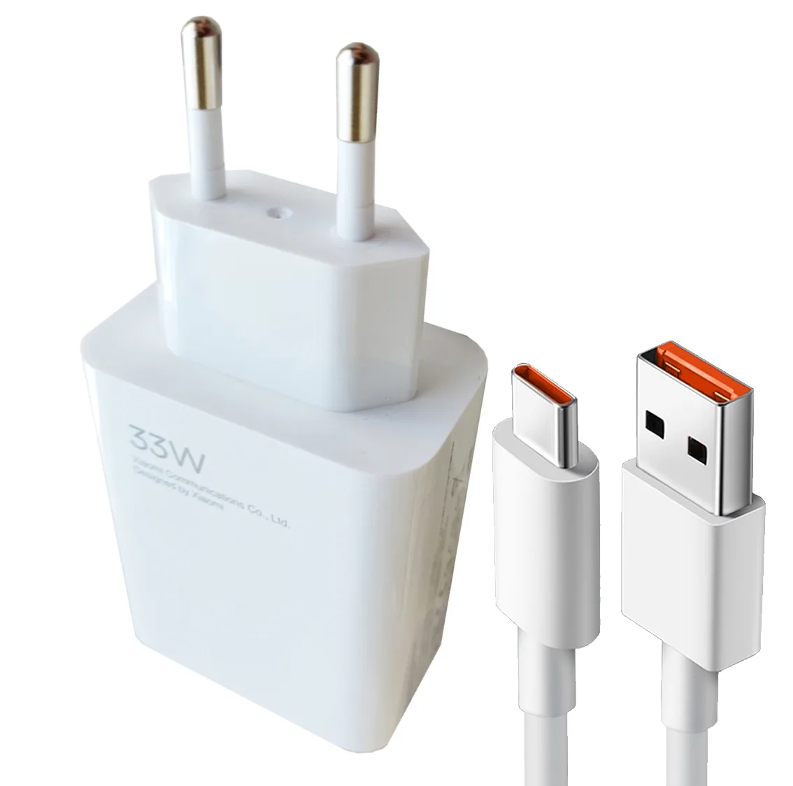 شارژر دیواری 33 وات توربو مدل Poco x3 pro به همراه تبدیل USB -C