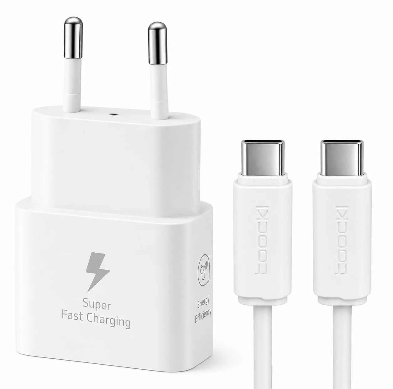 شارژر دیواری 25 وات توکی مدل Galaxy A15 به همراه کابل USB-C