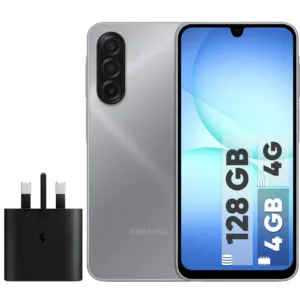 گوشی موبایل سامسونگ مدل Galaxy A17 4G دو سیم کارت ظرفیت 128 گیگابایت و رم 4 گیگابایت - به همراه شارژر 25 وات سامسونگ