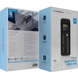 پاوربانک پاورولوجی مدل Smart Display 140W PPBCHA83 ظرفیت 27000 میلی آمپر ساعت