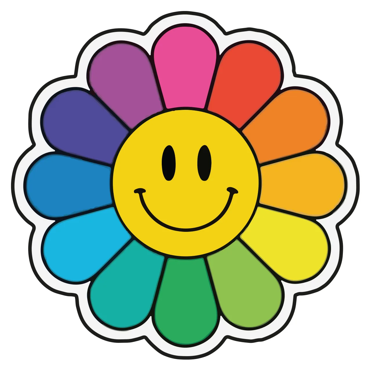 استیکر لپتاپ مدل گل کد 223