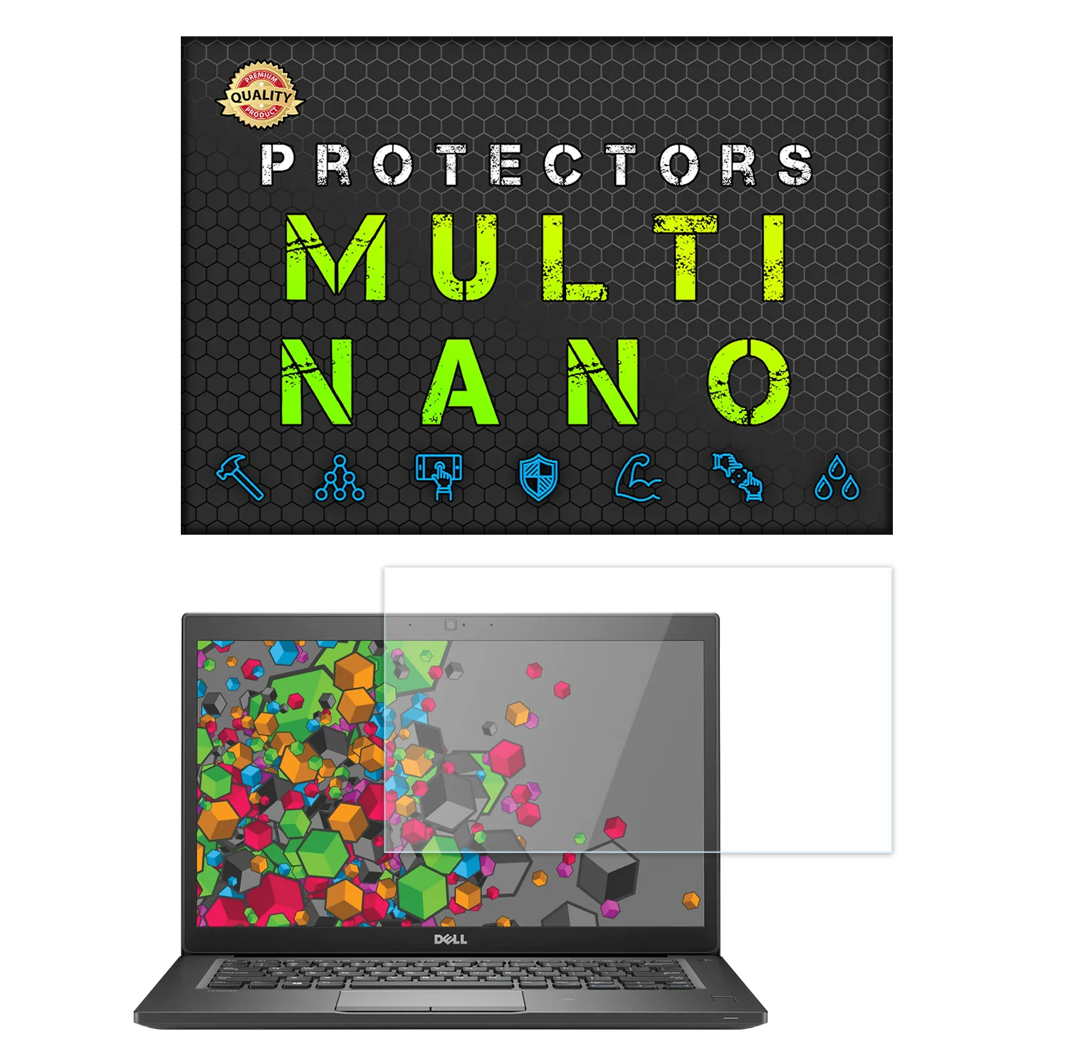 محافظ صفحه نمایش مولتی نانو مدل X-S1N مناسب برای لپ تاپ دل Latitude 7490 14'' 2018