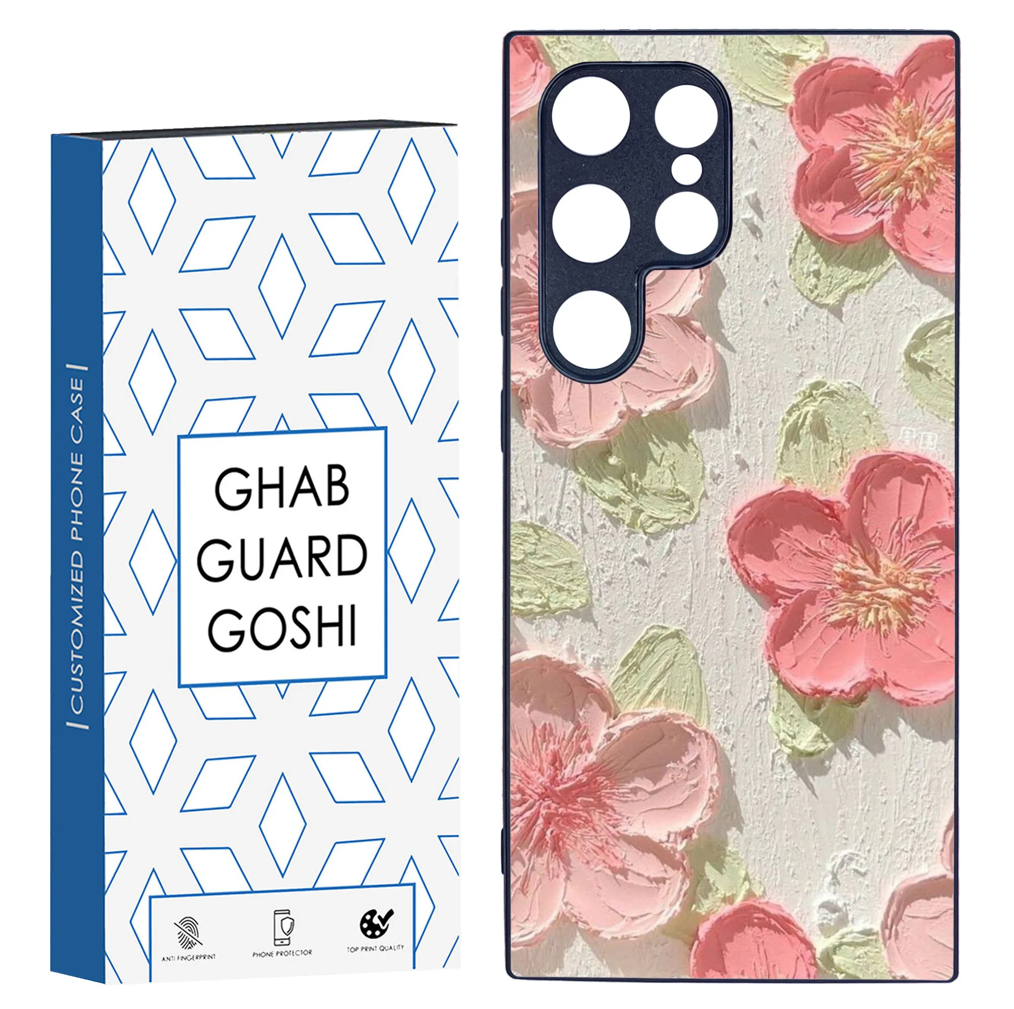 کاور قاب گارد گوشی طرح گل کد TPU-282 مناسب برای گوشی موبایل سامسونگ Galaxy S24 ULTRA