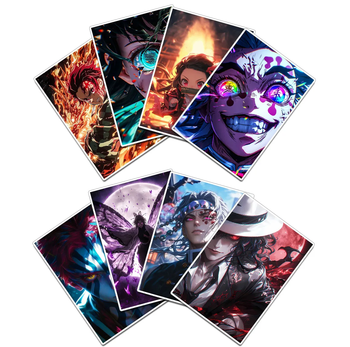 استیکر و برچسب گوفی مدل هاشیرا نزوکو انیمه شیطان کش Demon Slayer Anime کد T02 مجموعه 8 عددی