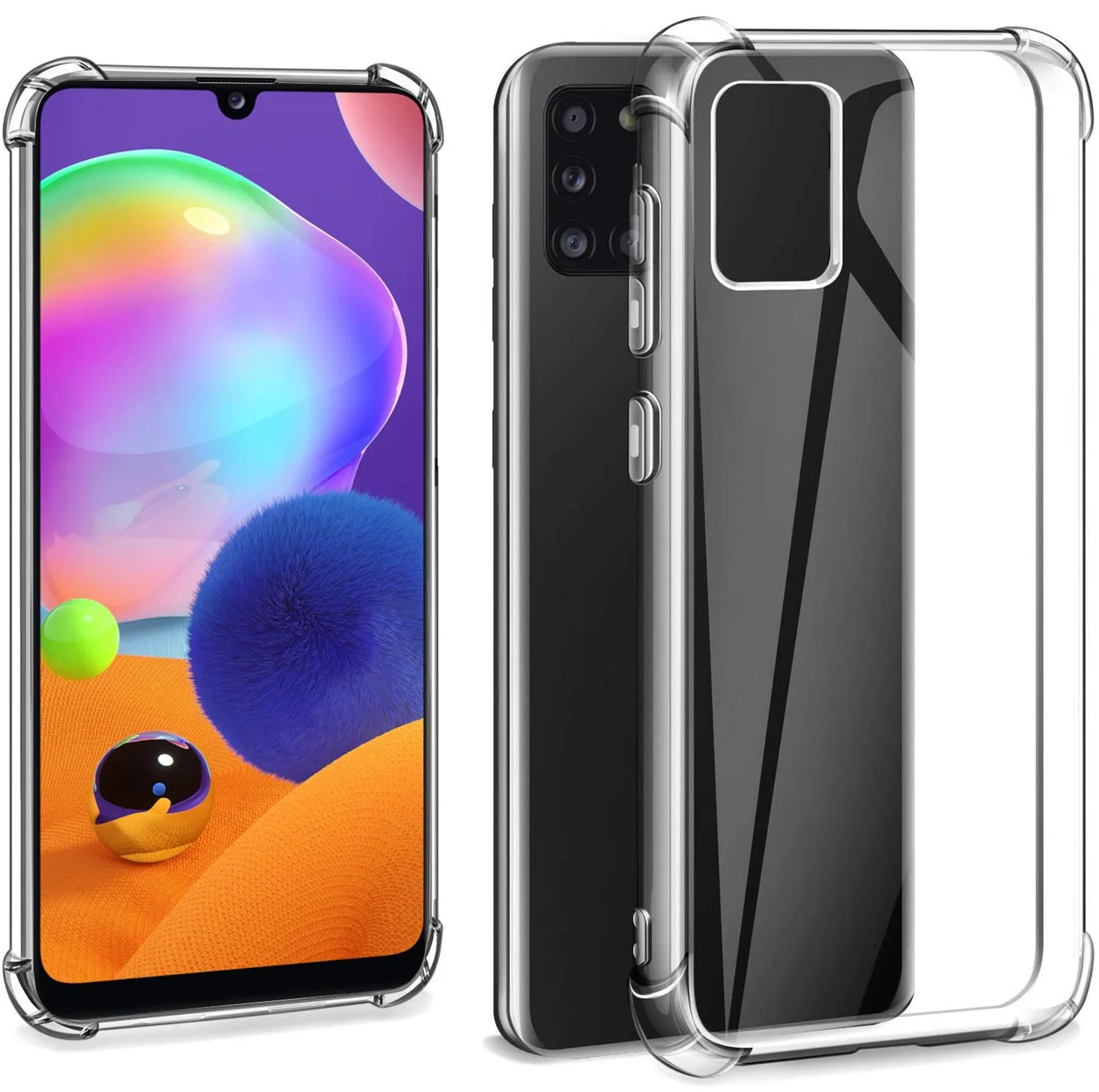 کاور مدل ژله ای کپسول دار مناسب برای گوشی موبایل سامسونگ Galaxy a31