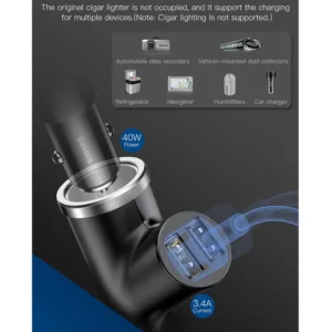 شارژر فندکی باسئوس مدل CCALL-YX