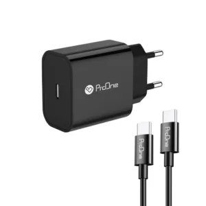 شارژر دیواری پرووان مدل PWC501 به همراه کابل USB-C