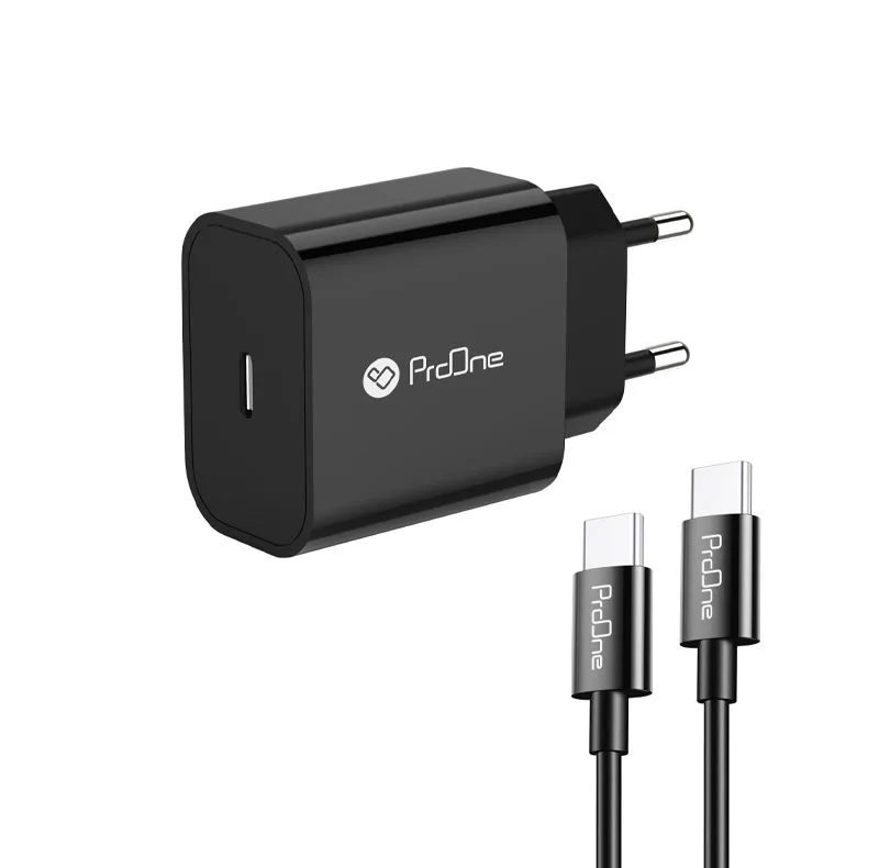 شارژر دیواری پرووان مدل PWC501 به همراه کابل USB-C