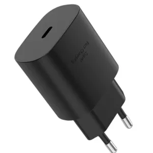 شارژر دیواری 25 وات مدل SAM25W SUPER FAST CHARGE به همراه کابل تبدیل USB-C