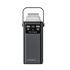 پاوربانک 22.5 وات ایکس انرژی مدل X-865 ظرفیت 60000 میلی‌آمپر‌ساعت به همراه کابل USB-C و بند آویز