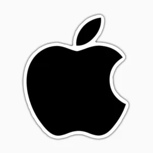 استیکر لپ تاپ و موبایل بووم طرح لوگو iphone کد ZX058