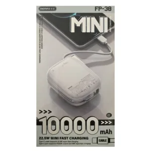 پاوربانک 22.5 وات ریمکس مدل FP-38 ظرفیت 10000 میلیآمپرساعت