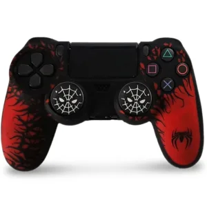 محافظ دسته پلی استیشن ۴ مدل Spider PS4370 به همراه روکش آنالوگ