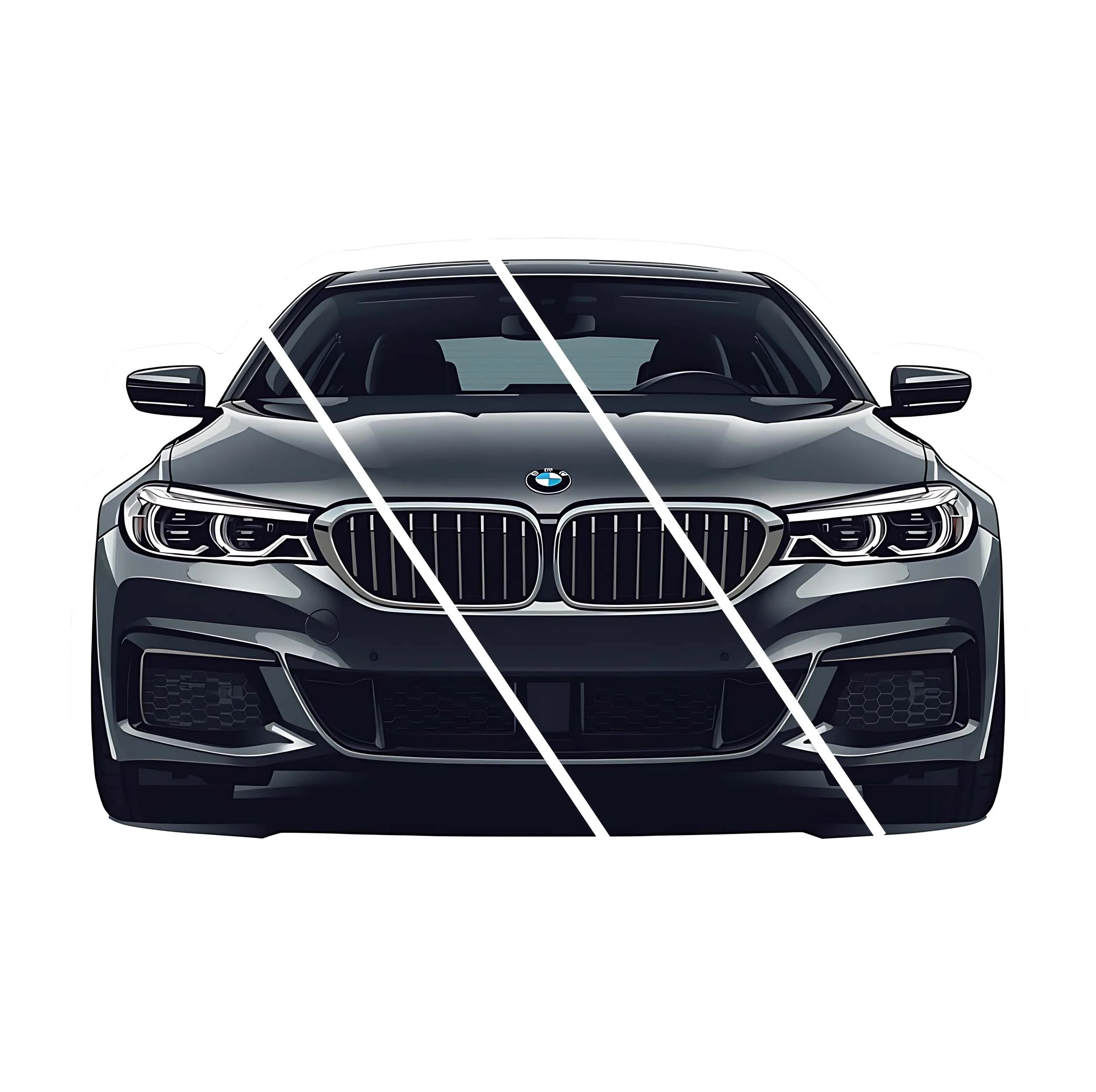 استیکر لپتاپ مدل ماشین BMW کد 950