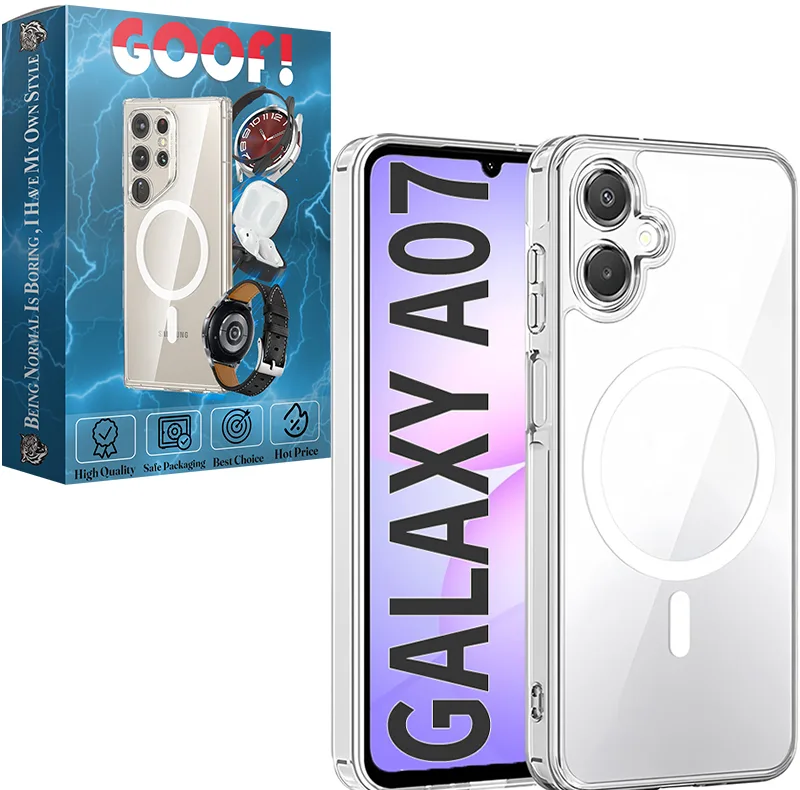 کاور گوف مدل Clear مناسب برای گوشی موبایل سامسونگ Galaxy A07