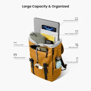 کوله پشتی لپ تاپ تام تاک مدل VintPack-TA1 مناسب برای لپ تاپ های تا 15.6 اینچی