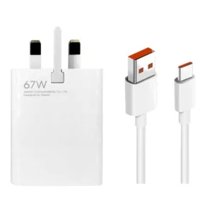 شارژر دیواری 67 وات شیائومی مدل MDY-12-EG به همراه کابل USB-C