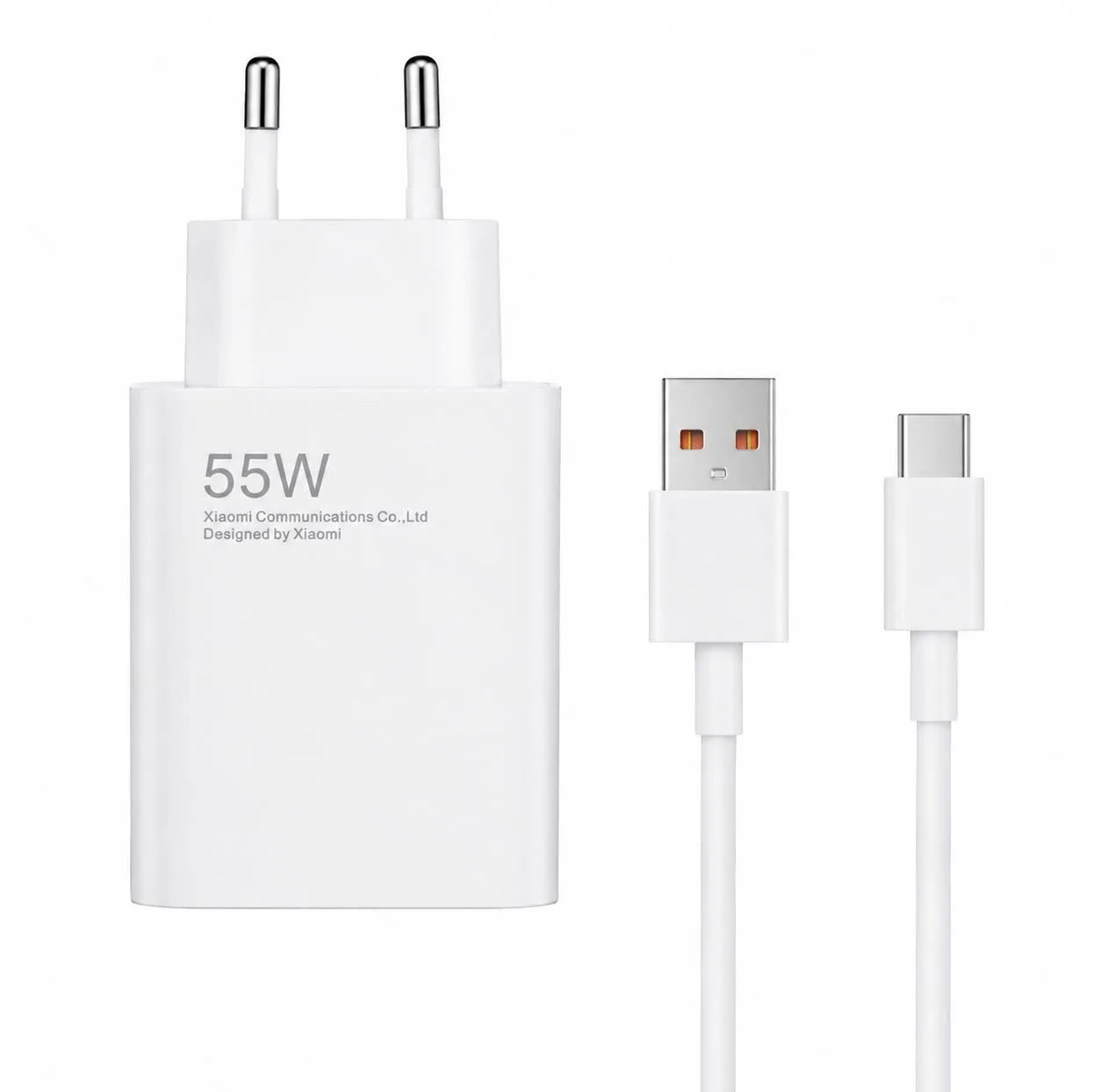 شارژر دیواری 55 وات مدل FAST CHARGER به همراه کابل تبدیل USB-C