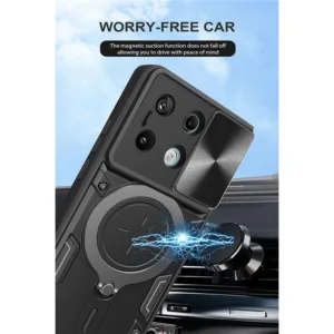 کاور اسپارتان مدل Magnet Ring مناسب برای گوشی موبایل شیائومی Redmi Note 13 Pro 4G / Poco M6 Pro 4G