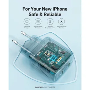 شارژر دیواری 20 وات آکی مدل PA-R1S