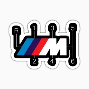 استیکر لپ تاپ و موبایل بووم طرح ماشین مدل M کد ZX007