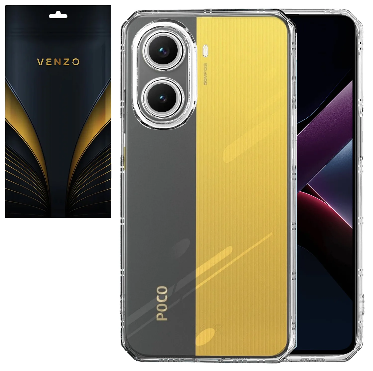 کاور ونزو مدل Crystal مناسب برای گوشی موبایل شیائومی Poco X7 Pro / Redmi Turbo 4