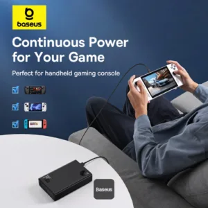 پاوربانک بیسوس مدل PPXJ2065 ظرفیت 24000 میلی آمپرساعت