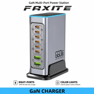شارژ رومیزی فکسیت 660 وات 8 پورت مدل WLX-FBL 660W