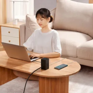 شارژر رومیزی باسئوس مدل PSLR000001 به همراه کابل USB-C