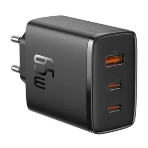 شارژر دیواری 65 وات 3 پورت بیسوس مدل Cube Pro