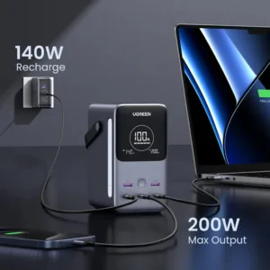 پاوربانک یوگرین مدل PB770-25286 ظرفیت 48000 میلی آمپر ساعت