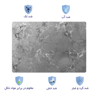 استیکر لپ تاپ توییجین و موییجین طرح هندسی کد 22 مناسب برای لپ تاپ 15.6 اینچ به همراه برچسب حروف فارسی کیبورد
