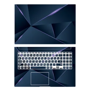 استیکر لپ تاپ توییجین و موییجین مدل هندسی 41 مناسب برای لپ تاپ ایسوس Vivobook 15 X513, K513 به همراه برچسب حروف فارسی کیبورد