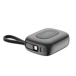 پاوربانک 22.5 وات بودی مدل PB823B ظرفیت 10000 میلی‌آمپرساعت به همراه 2 کابل USB-C و lightning