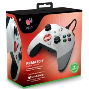 دسته بازی ایکس باکس PDP مدل REMATCH Radial White