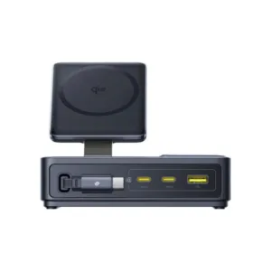 شارژر رومیزی 140 وات پنج پورت بیسوس مدل Nomos Qi2 140W