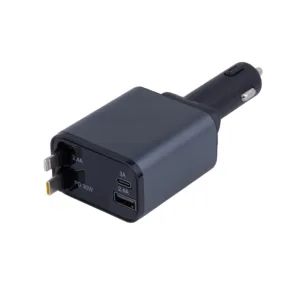 شارژر فندکی 30 وات دو پورت گرین لاین مدل GNRCC50WBK