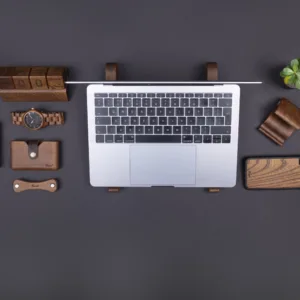 پایه نگهدارنده لپ‌تاپ تی وود مدل چوب طبیعی 01 بسته دو عددی