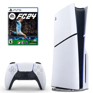 کنسول بازی سونی مدل PlayStation 5 Slim ظرفیت یک ترابایت ریجن اروپا 2016A به همراه بازی EA Sports FC 24