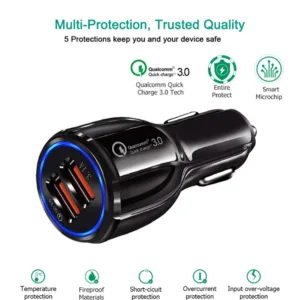 شارژر فندکی کینگ پلاس مدل HK-05