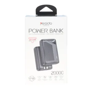پاوربانک 22.5 وات یسیدو مدل YP85 ظرفیت 20000 میلی آمپر ساعت