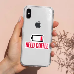 استیکر لپ تاپ کارنیکا طرح قهوه مدل coffee-2222224 مجموعه 2 عددی