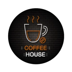 استیکر لپ تاپ طرح قهوه کد 4875
