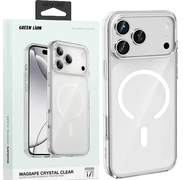 کاور گرین لاین مدل Magsafe Crystal Clear مناسب برای گوشی موبایل اپل Iphone 17 Pro Max