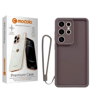 کاور موکولو مدل Silicone Puffer Strap مناسب برای گوشی موبایل سامسونگ Galaxy S25 Ultra به همراه بند آویز