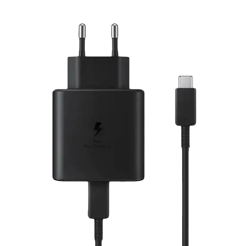 شارژر دیواری سامسونگ مدل ep-ta845nwegeu به همراه کابل تبدیل USB-C