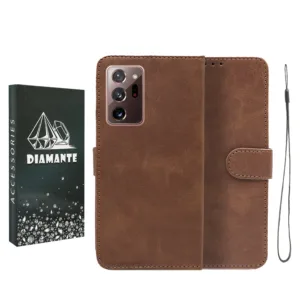 کیف کلاسوری دیامانته مدل Bandaviz Bk مناسب برای گوشی موبایل سامسونگ Galaxy Note 20 Ultra به همراه بند آویز
