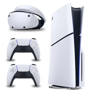 کنسول بازی سونی مدل PlayStation 5 Slim ظرفیت 1 ترابایت ریجن 2016A اروپا به همراه دسته اضافی و هدست VR2