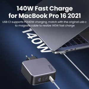 شارژر دیواری 140 وات یوگرین مدل 90549 به همراه کابل USB C