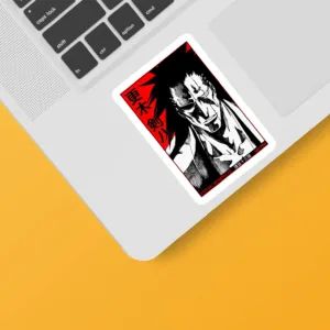 استیکر لپ تاپ و موبایل بووم طرح Anime Bleach مدل Zaraki کد TR08